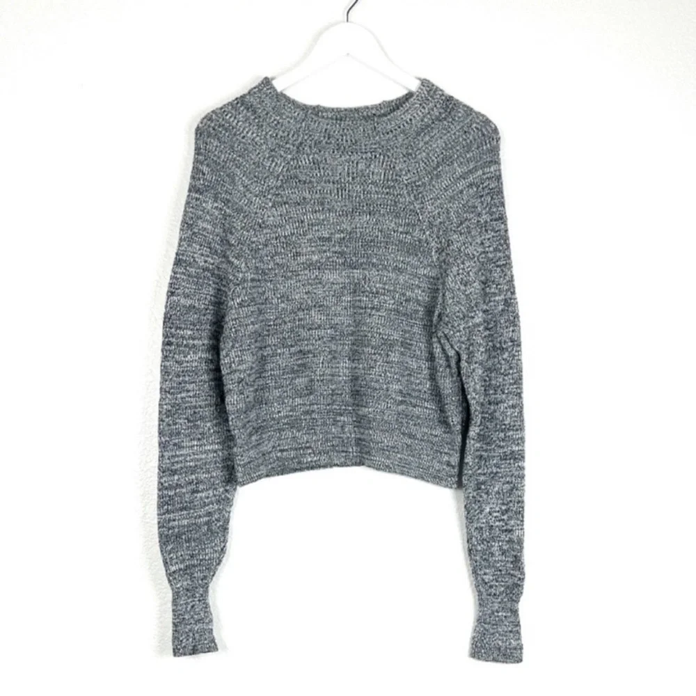 Free People cotton stretch chunky Too Good sweater makes minimalist size XS EUC